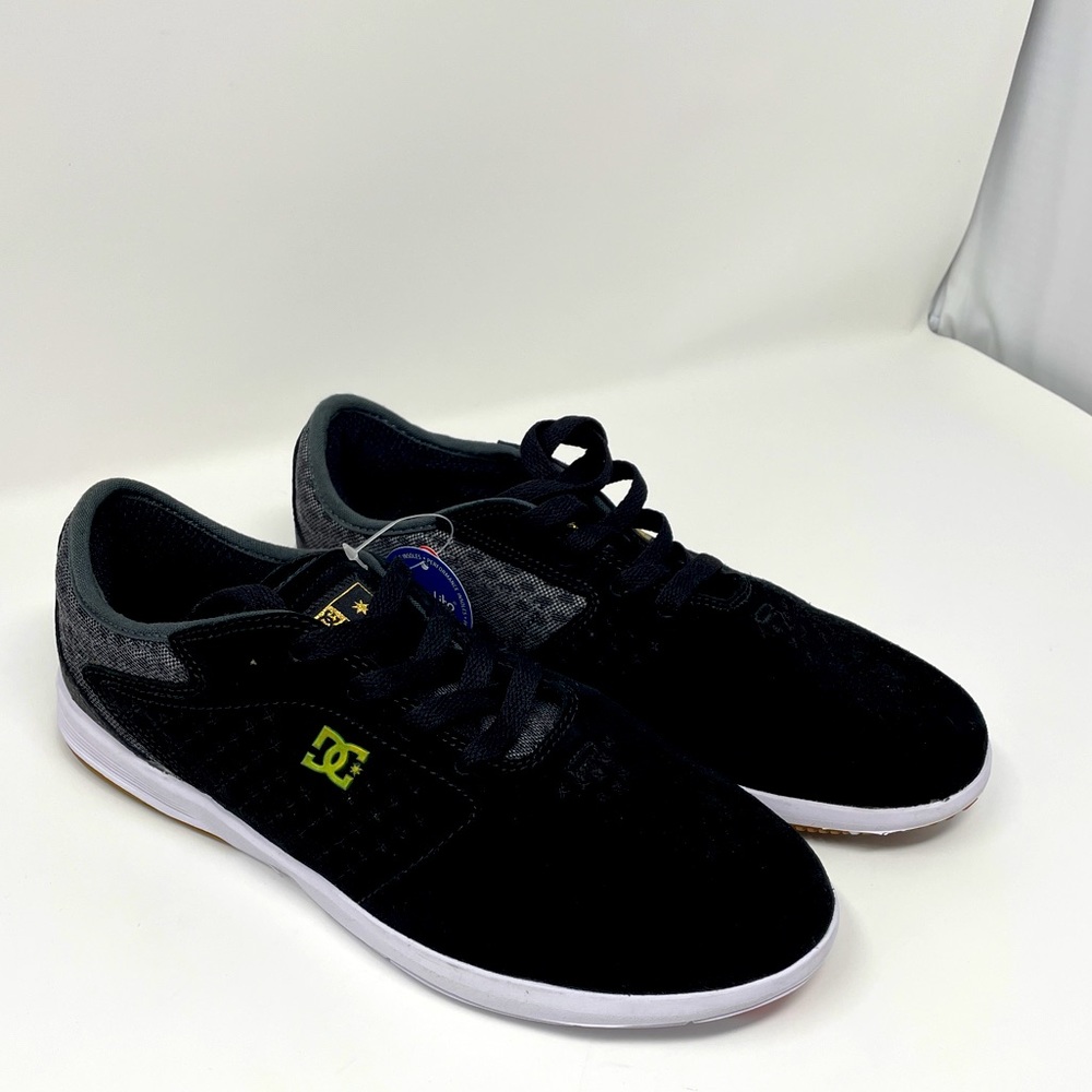 DC New Jack Black Suede Skate Shoes